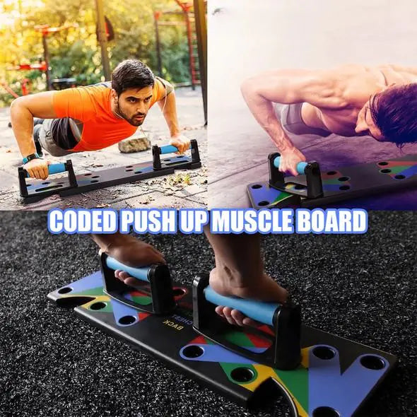 Coded Push Up Muscle Board